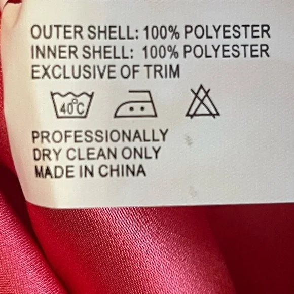 Allure Bridal Red Orange Maxi Dress NWT Size 10 - Picture 9 of 12